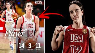 Caitlin Clark Named PLAYER OF THE GAME in RECORD BREAKING Debut for Team USA... screenshot 5