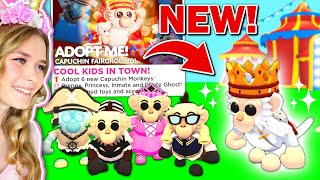 UNLOCKING ALL *NEW* Monkeys In *NEW* Fairground Update In Adopt Me! (Roblox)