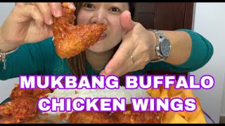 MUKBANG SPICY BUFFALO CHICKEN WINGS//MUKBANG PHILIPPINES//PAGKAING PINOY//MUKBANGERS//BIG BITES