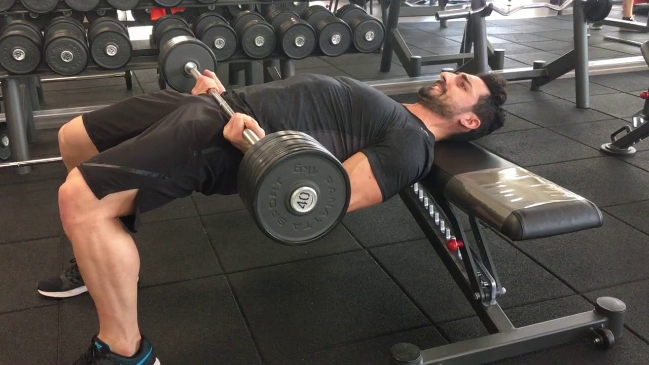 PONTE GLUTEI CON BILANCIERE