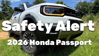 SAFETY ALERT: 2026 Honda Passport - Warning for Dog Owners