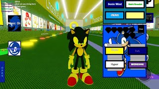 How to get Super Sonic Hyper Sonic  Dark Sonic And werehog in SONIC UNIVERSE RP!