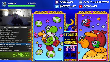 SNES - Tetris Attack - VS Mode Speedrun (Normal, BALL Code) - 2:32 IGT (5:54.950 RTA)