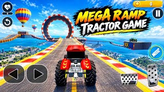 😱 IMPOSSIBLE MEGA RAMP TRACTOR STUNT! 🚜🔥 Tractor Stunt GT Mega Ramp 3D - Android Gameplay  screenshot 4