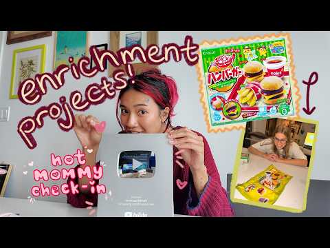 decorating my silver play button, trying popin' cookin for the first time, & painting shelves (vlog)