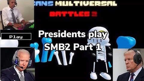Presidents play Sans Multiversal Battles 2  (Part 1)| ROBLOX