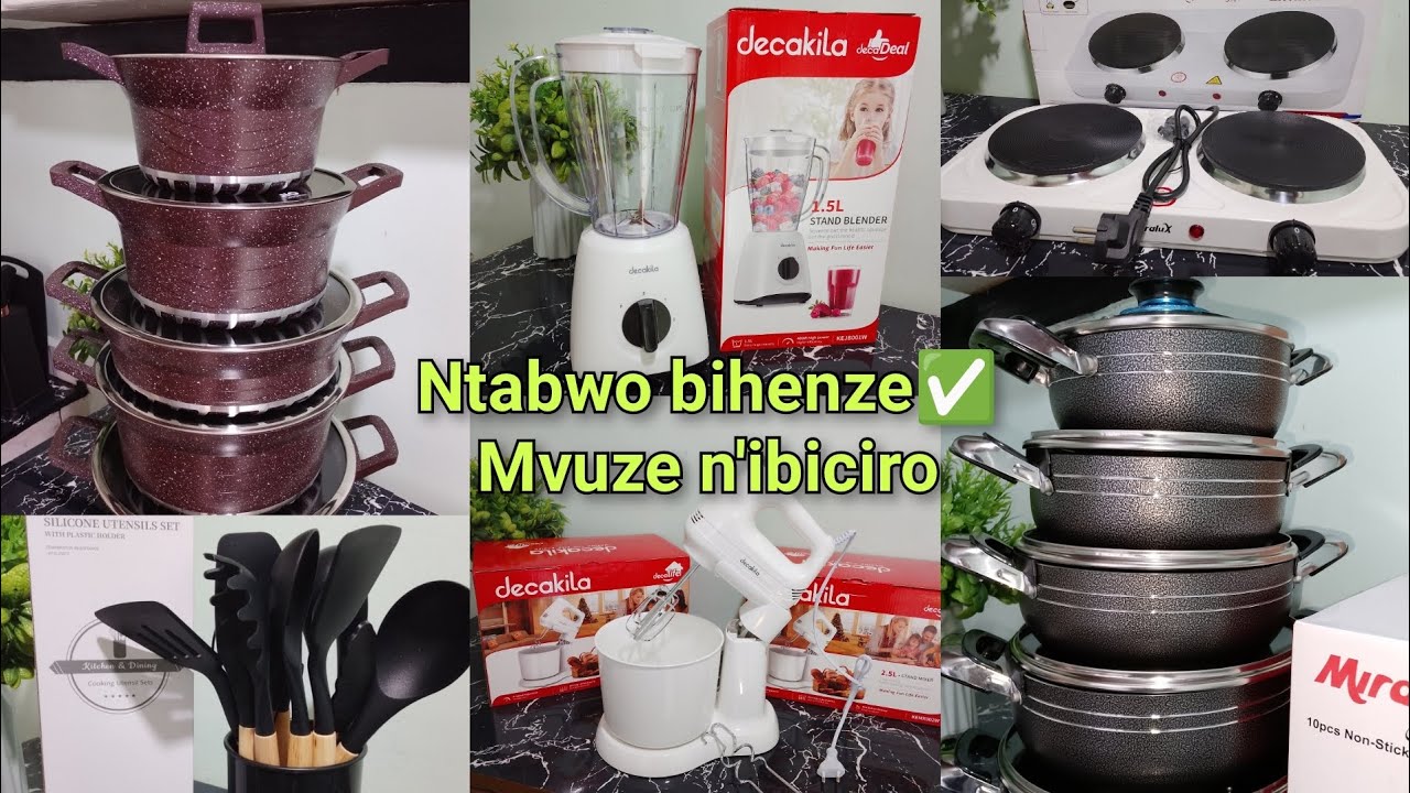 Part1: ibikoresho byo mugikoni birenga 15 nshuruza n'ibiciro byabyo✅