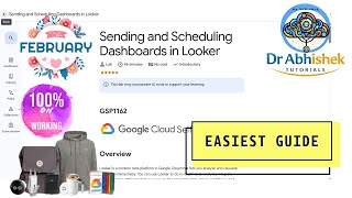 Sending and Scheduling Dashboards in Looker | Feb 2026 | #GSP1162 #qwiklabsarcade2026