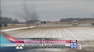 Allen County Plan Commission recommends rezoning land outside Huntertown