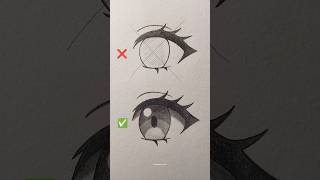 How to draw anime eyes 👀 #art #eye #tutorial #drawing #fyp