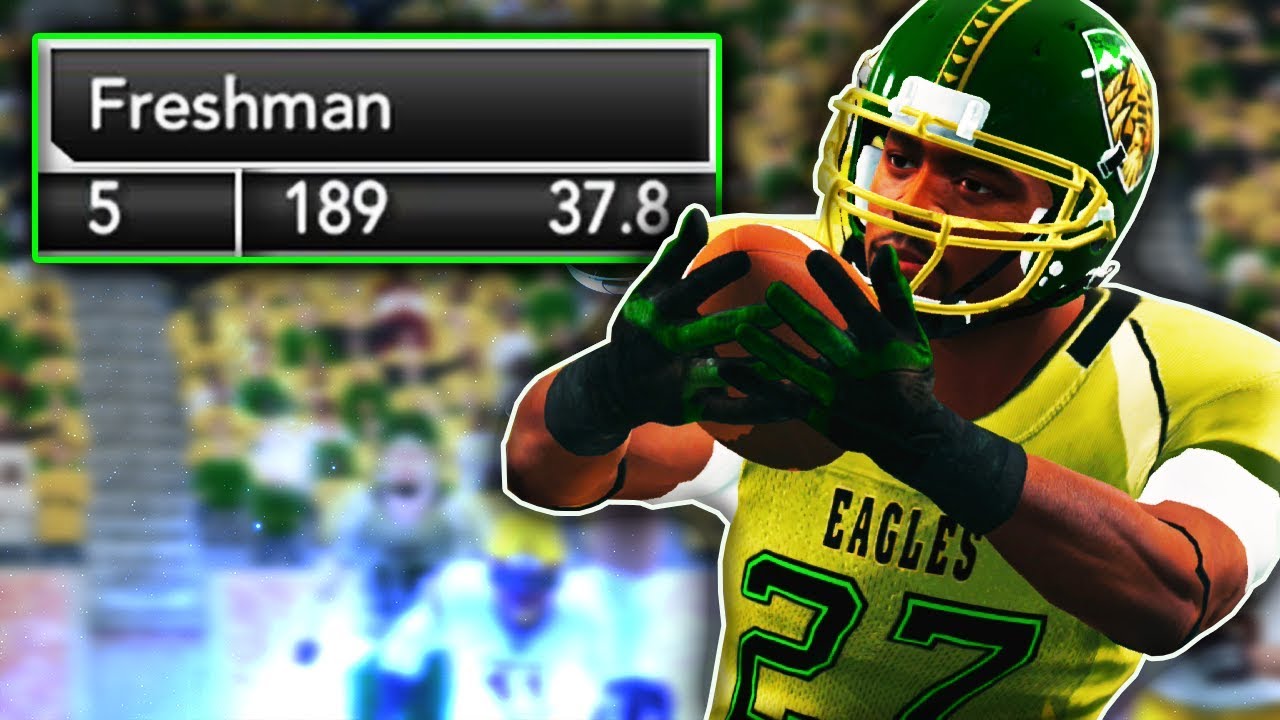 Freshman RB Has Monster Receiving Game NCAA 14 Teambuilder Dynasty Ep 