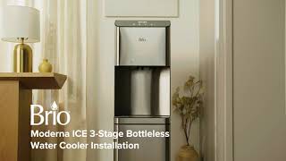 How to install a Brio Moderna 3-Stage Ice Dispenser & Water Cooler | Model# CLPOU720UVF3IC