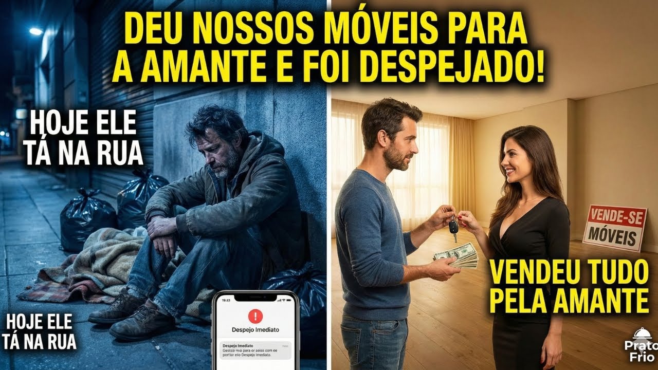 Deu Nossos Móveis para a AMANTE e Foi DESPEJADO!