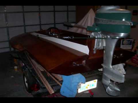 Outboard Hydroplane Racing Boat Built from Plans. Home 