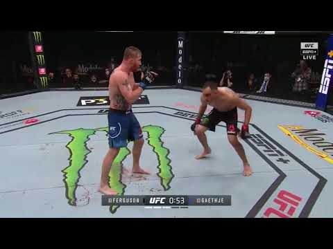 Tony Ferguson does Kung Fu and throws sand at Justin Gaethje  - Breakdown