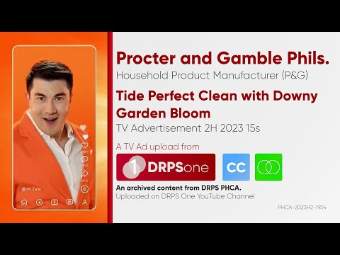 Tide Perfect Clean With Downy Garden Bloom TV Ad 2H 2023 15s With Luis Manzano Philippines CC ST
