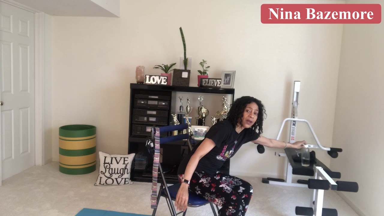 BEST Chair Pilates Class For Seniors Part 2 Chair Exercises Silver