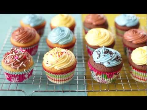 Video: Cómo Hacer Un Delicioso Cupcake Con Glaseado Y Nueces