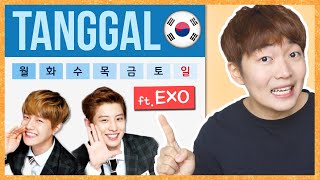 HARI dan TANGGAL dalam Bahasa Korea (ft. EXO)