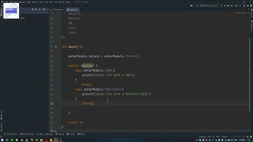 C++ Switch Statement with ENUM | OCSALY
