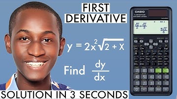 HOW TO FIND DERIVATIVE FAST IN CASIO FX-991 ES PLUS 2ND EDITION SCIENTIFIC CALCULATOR
