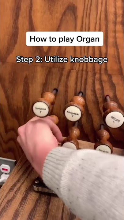 How to Play Organ as a Trombone Player
