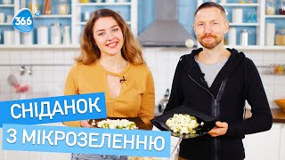 Готуємо Корисний Сніданок з Мікрозеленню. Корисна Кухня.