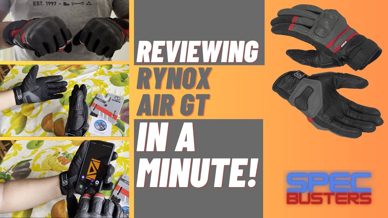 Best Riding gloves under 3000/ INR 2023 RYNOXGEAR_YouTube Rynox Air