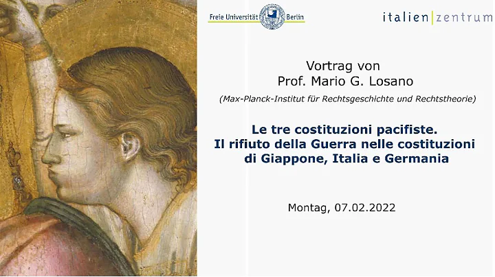 Le tre costituzioni pacifiste. Vortrag von Prof. M...