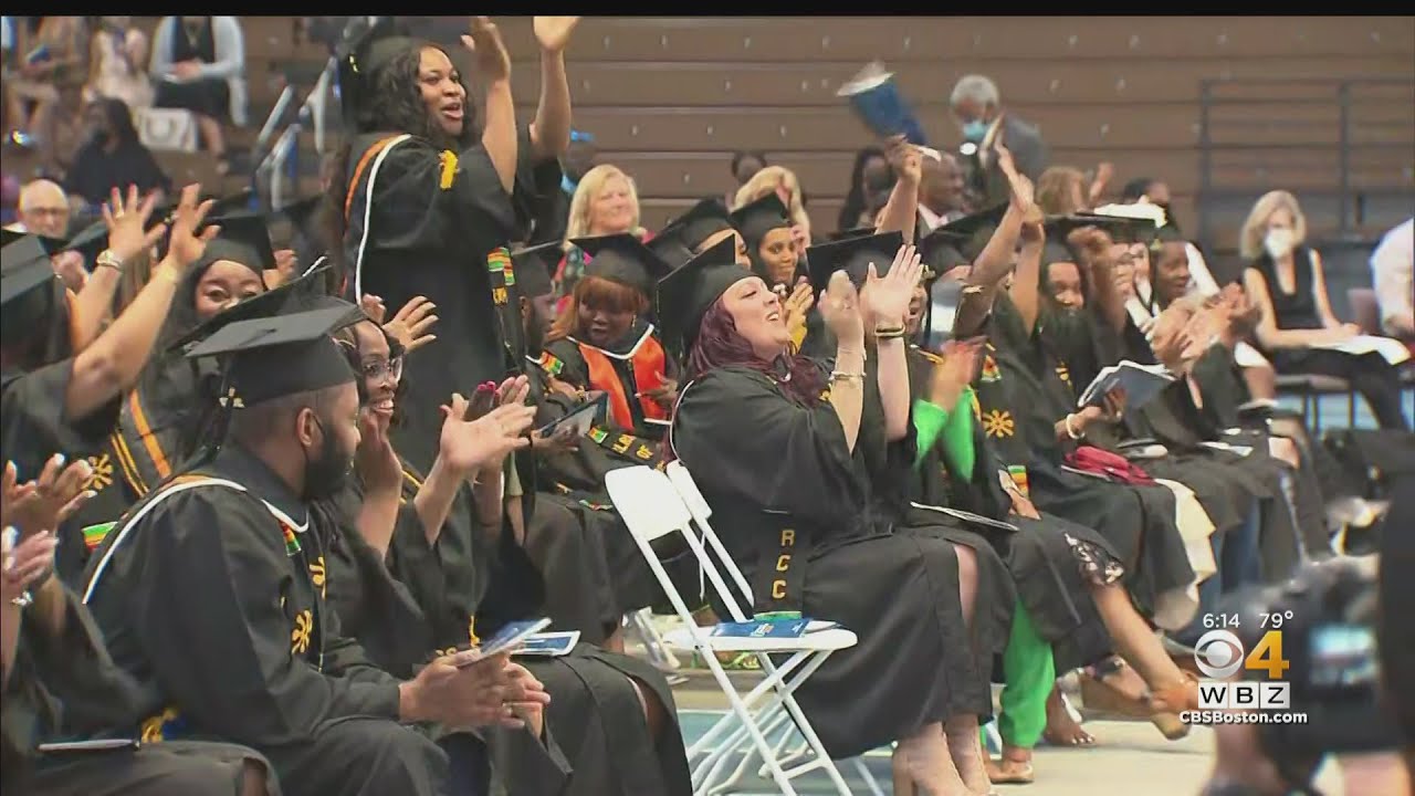 Roxbury Community College graduates receive diplomas and $1,000
