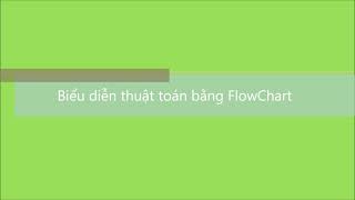 Biểu diễn thuật toán bằng Lưu đồ (FlowChart)