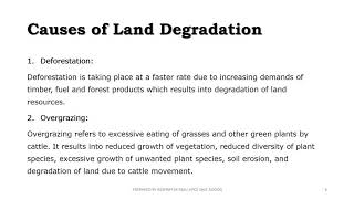 EIA Module 5 Lecture 6 - Land Degradation