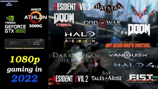 Athlon 3000G and GTX 1650 in 2022 - 1080p Linux gaming tested in 14 games