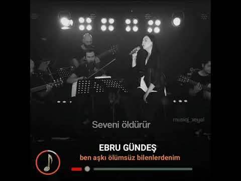 Ebru Gundes - Ben aski olumsuz bilenlerdenim whatsapp status ucun