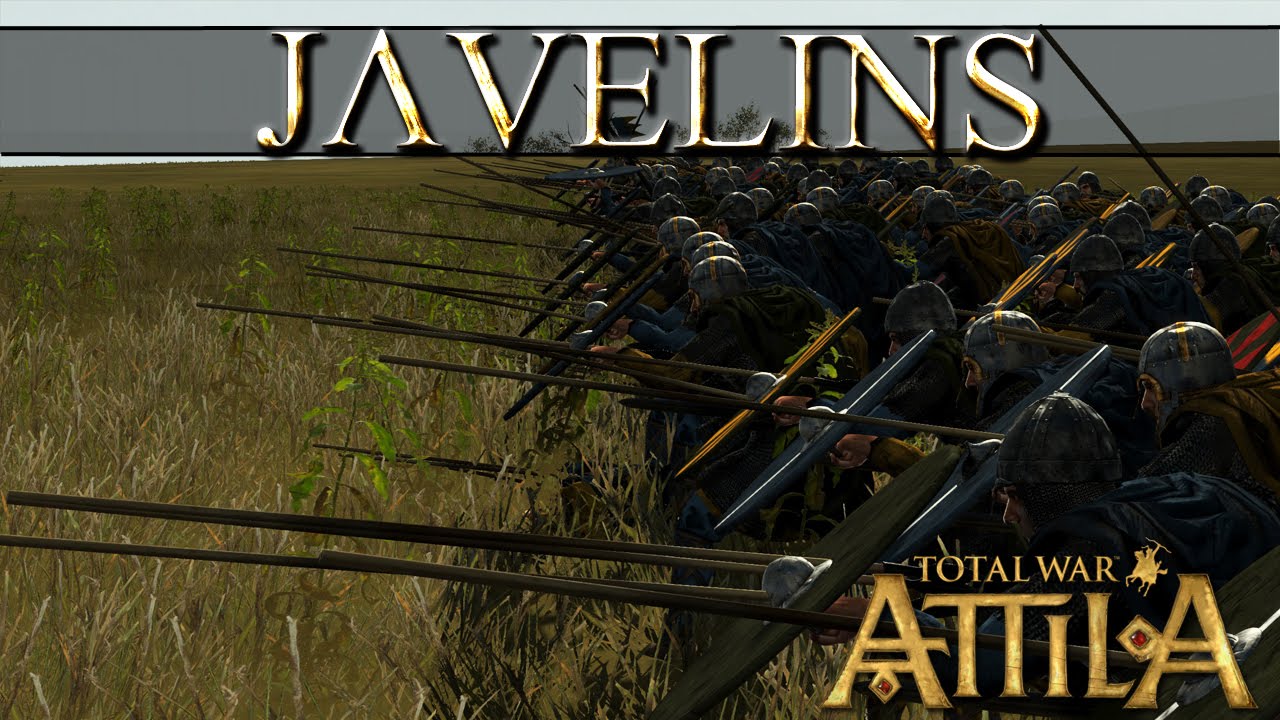 Javelins vs Infantry Shield Changes, Missile Block Total War Attila Age of Charlemagne YouTube