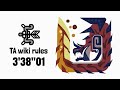 MHW:I ディノバルド 弓TA wiki rules 3'38"01/Glavenus Bow TA wiki rules + Clutch claw