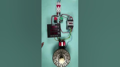 Digital VAF Meter Used with DOL Starter