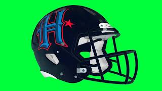 Houston Texans 2024 Alternate Helmet Green Screen Logo Loop Chroma Animation