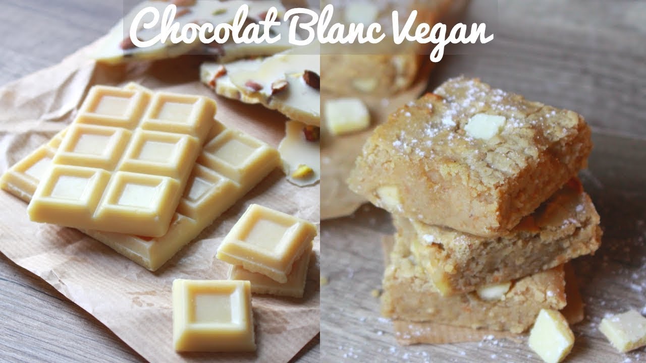 Chocolat Blanc Vegan Recette Blondies Youtube