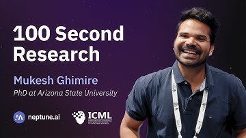 ICML 2024: 100 Second Research Challenge With Mukesh Ghimire