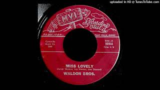 Waldon Bros. - Miss Lovely - MVI 45 (ID)