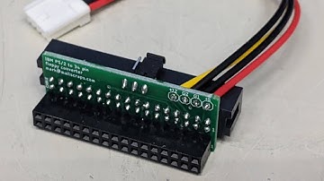 Checking out the "IBM PS/2 to 34-pin floppy converter"!