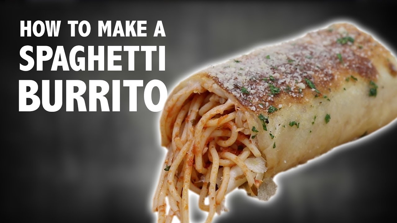 SPAGHETTI BURRITO VS SPAGHETTI BURRITO | HellthyJunkFood