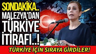 Sondaki̇ka Malezyadan Türki̇ye İti̇rafi Türki̇ye İçi̇n Siraya Gi̇rdi̇