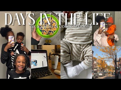 VLOG | THE REALITY OF BEING A MOM OF TWO, COLLEGE LIFE, TRYING NEW PLACES, MOVIE NIGHT & MORE!