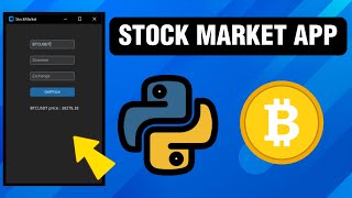 Python Customtkinter Tradingview - Stock Market App