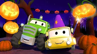 Поезд для детей -  Спецвыпуск к Хэллоуину - Трактор Бен - Поезд Трой в Автомобильном Городе