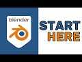 Blender for Absolute Beginners  - A Full Tutorial Crash Course..