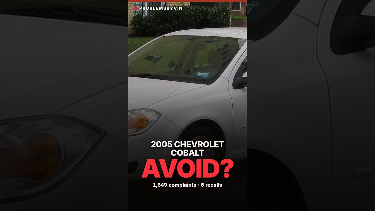 2005 Chevrolet Cobalt problems — video thumbnail