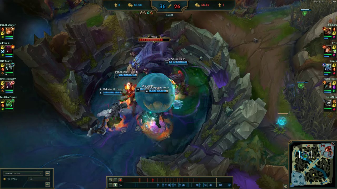 5 Tanks kill Baron Nashor with bamis passive | League Of Legends |
